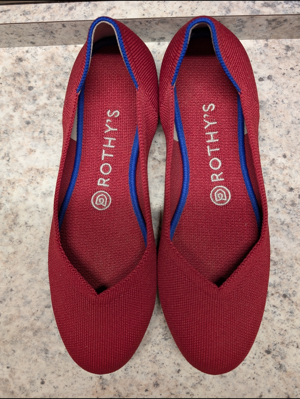 Rothy's Women's  The Flat Classic Ballet Round Toe Knit Slip On Shoes